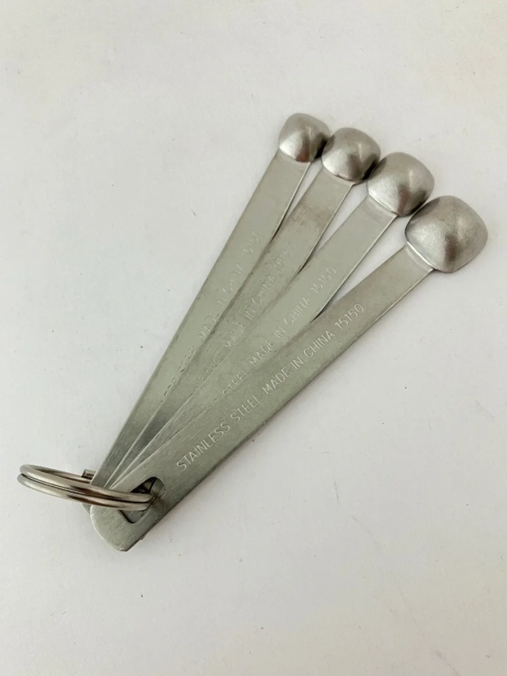 TableCraft 4-Piece Spice Spoon Set, Stainless Steel TAD, DASH, PINCH & SMIDGEN